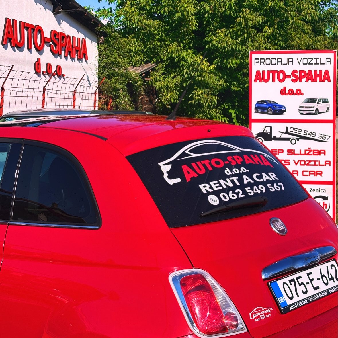 Auto-Spaha Fiat 500